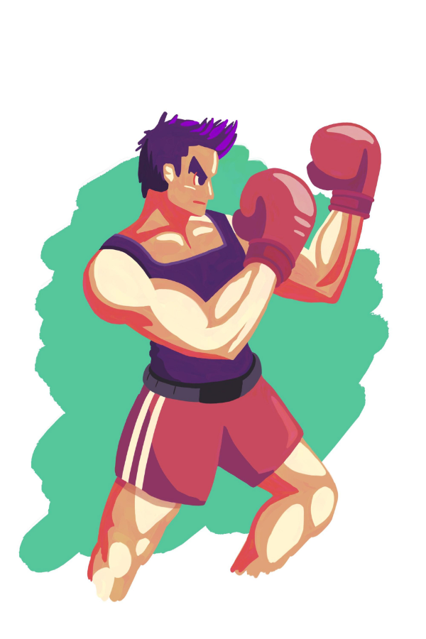 An illustration of Little Mac.